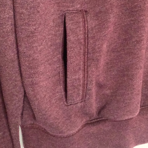 Pink Victoria’s Secret Burgundy 1/4 Zip Pullover Size XS - Picture 8 of 16